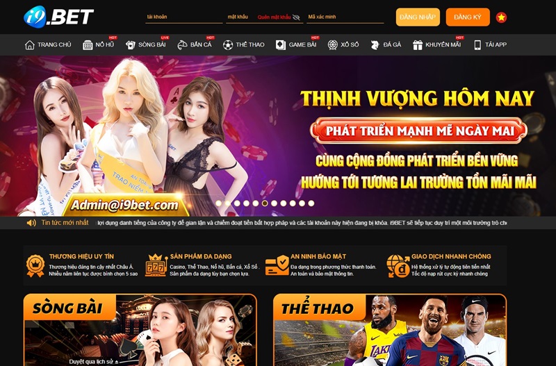 Đăng nhập i9Bet70